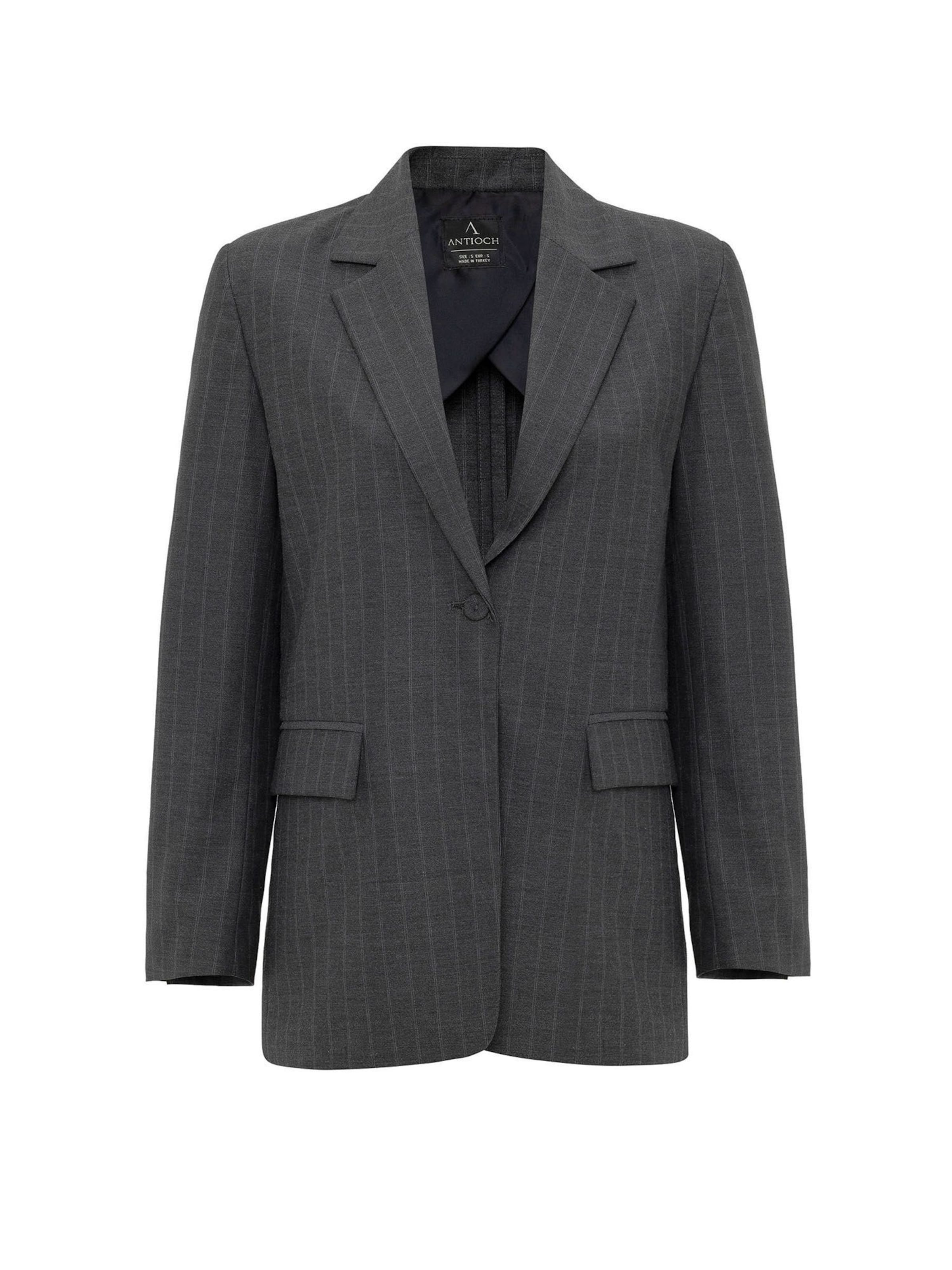 Antioch Μπλέιζερ σε γκρι: μπροστά