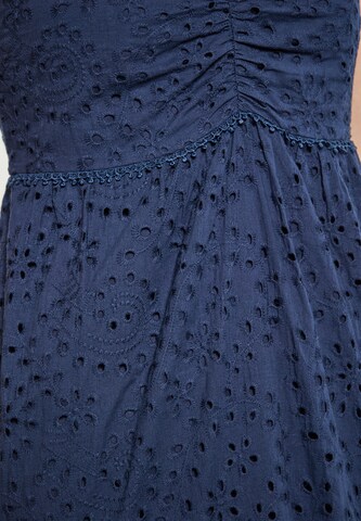 DreiMaster Vintage Summer Dress in Blue