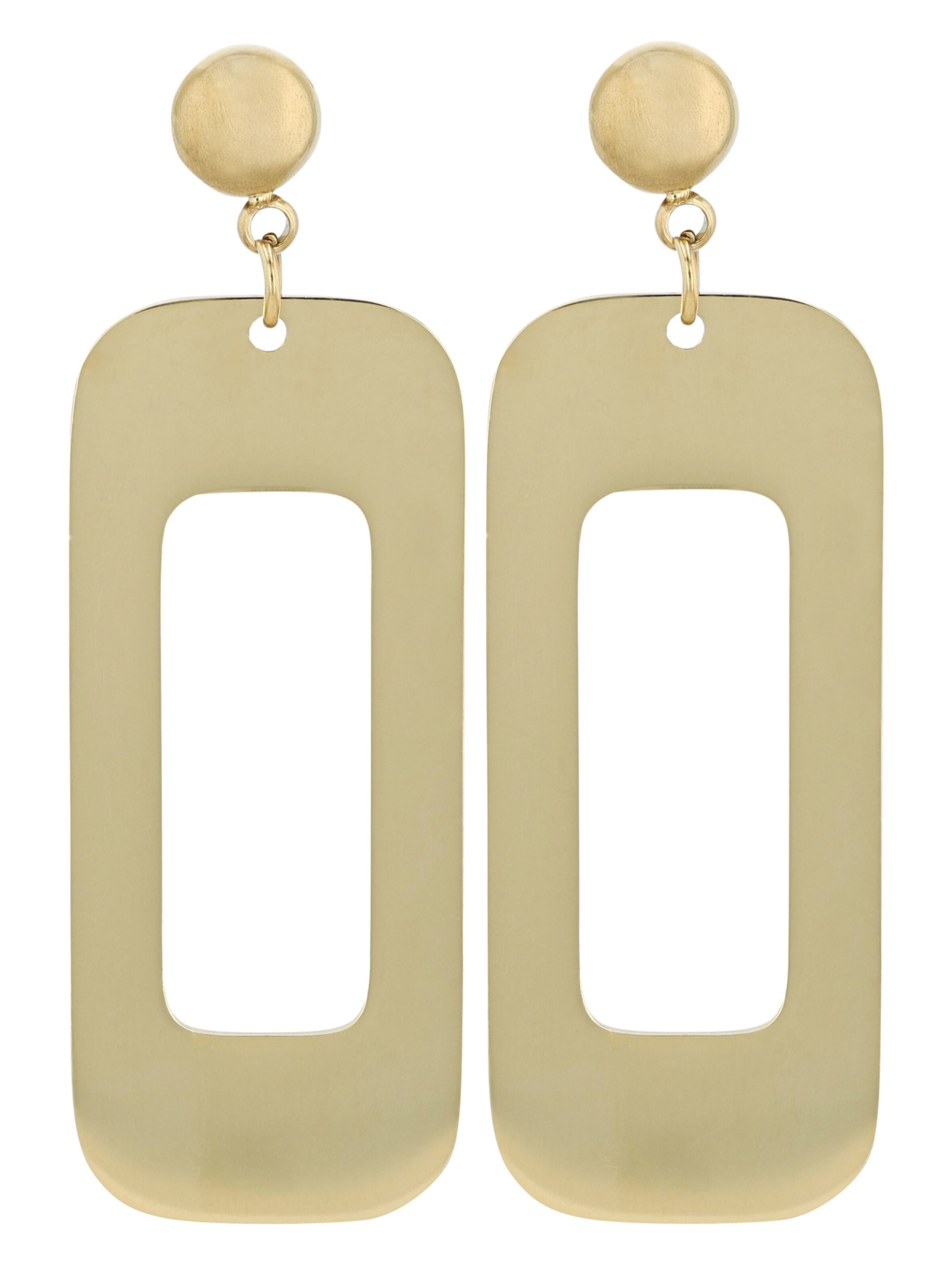 Akzent Earrings in Gold: front