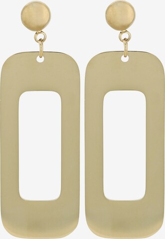 Akzent Earrings in Gold: front