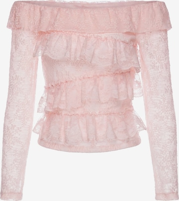 faina - Blusa en rosa: frente
