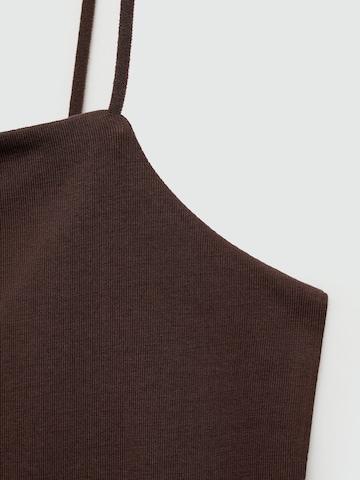 MANGO Top 'MERLOT' - Hnedá