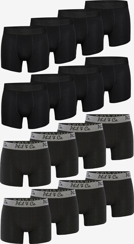 Phil & Co. Berlin Boxer ' Retropants ' in Schwarz: predná strana