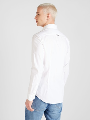 Calvin Klein Jeans Slim Fit Риза в бяло