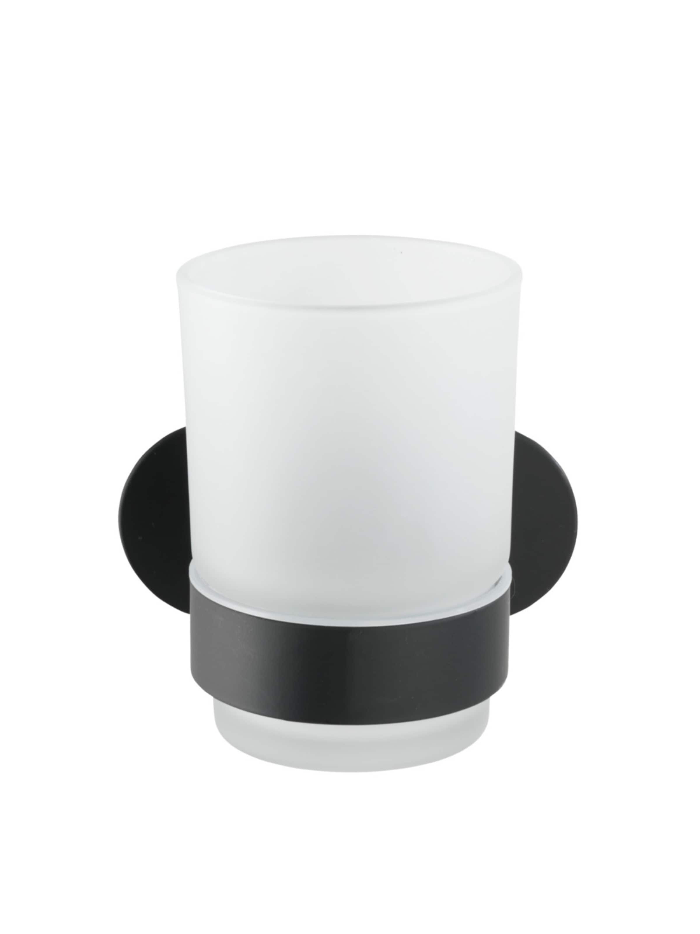 Wenko Zahnputzbecher 'Turbo-Loc' in Weiß: Vorderseite