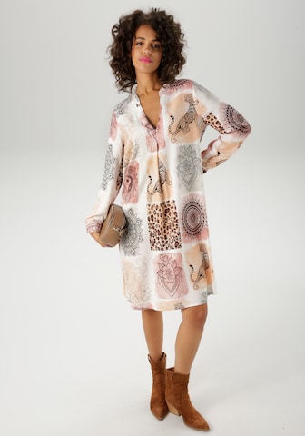 Aniston CASUAL Kleid in Weiß