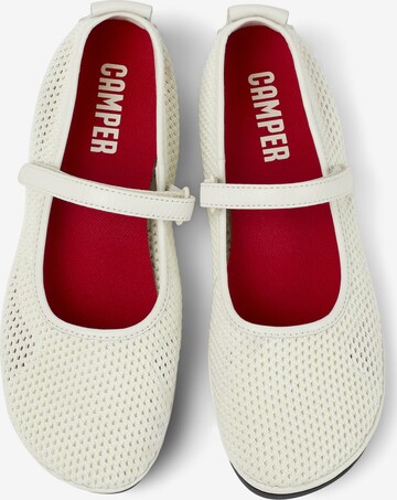 CAMPER Ballet Flats with Strap ' Right Nina ' in White