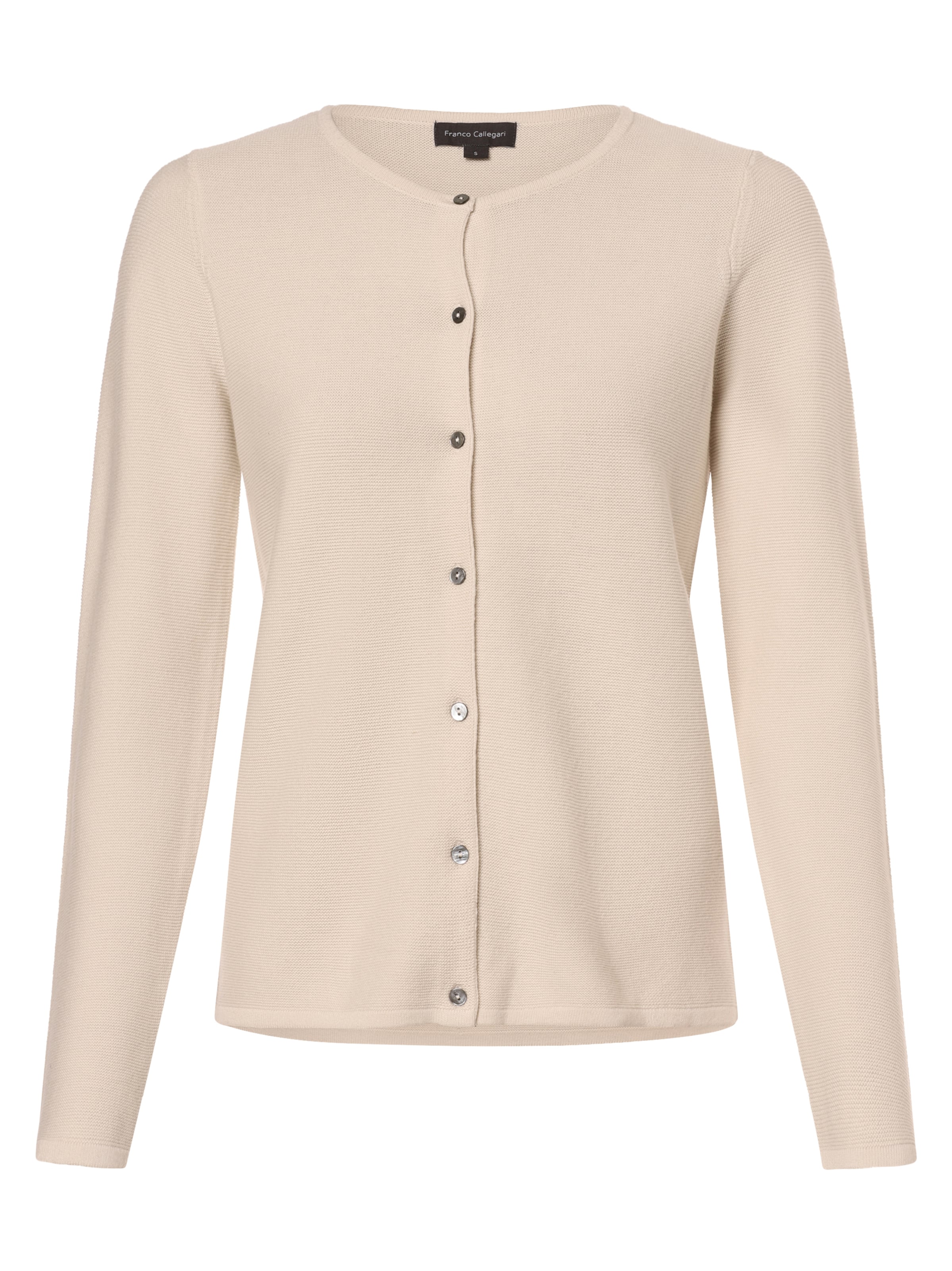 Franco Callegari Strickjacke in Beige: Vorderseite