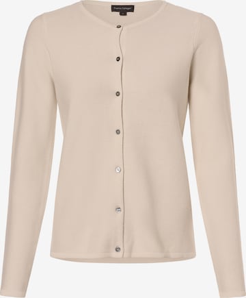 Cardigan Franco Callegari en beige : devant