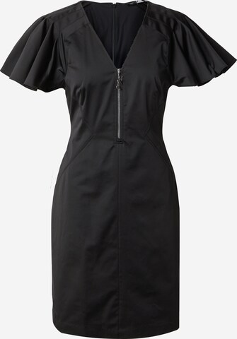 Robe Karl Lagerfeld en noir : devant