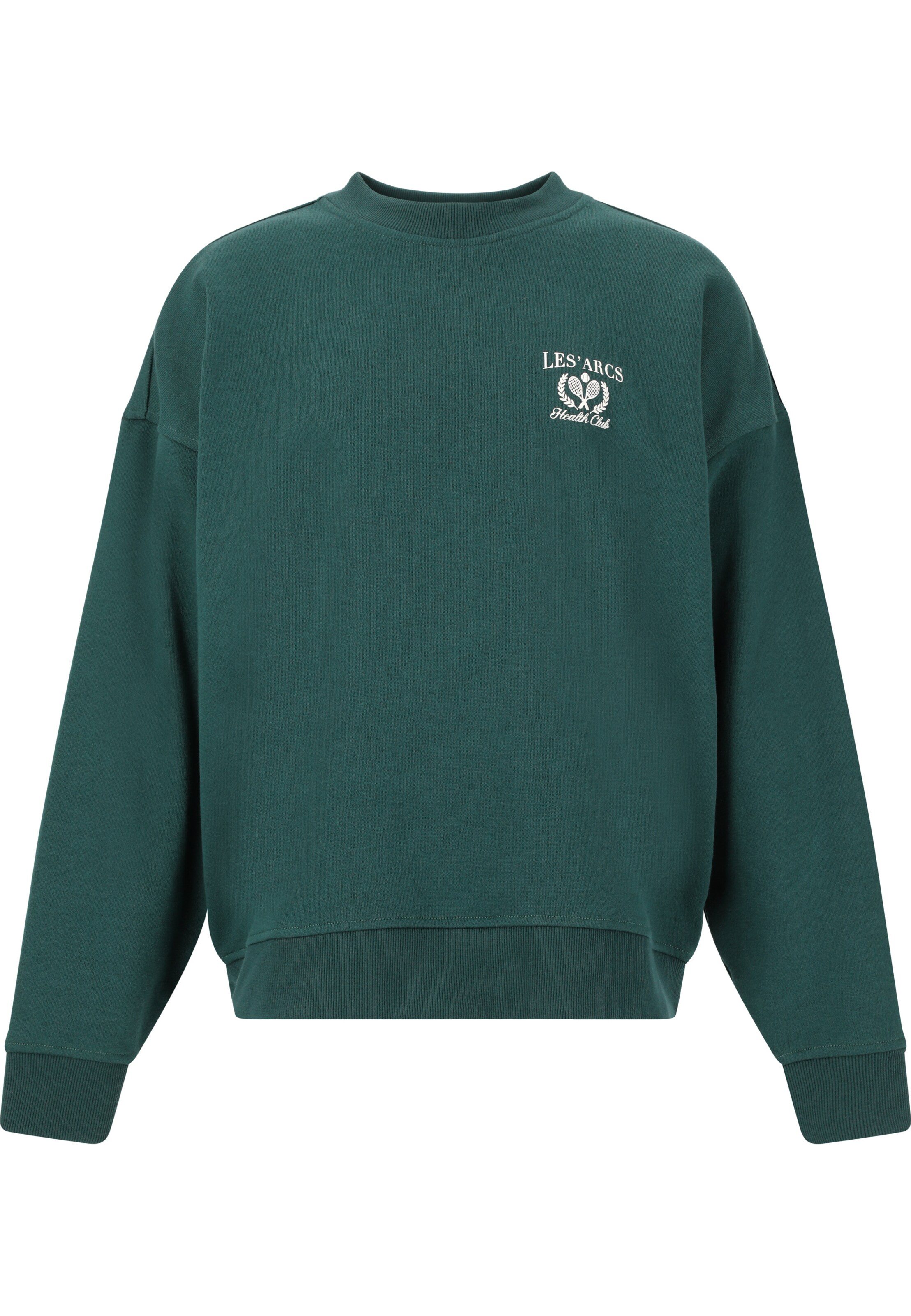 Les'Arcs Sweatshirt 'Celinda' in Groen: voorkant