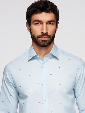 Ombre - Ajuste regular Camisa en azul