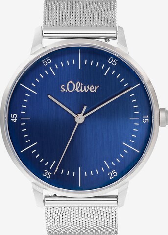 s.Oliver Uhr in Blau: predná strana