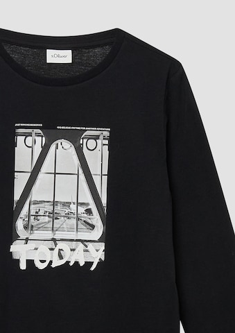 T-Shirt s.Oliver en noir