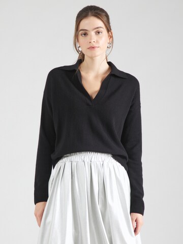 Pull-over Sisley en noir : devant