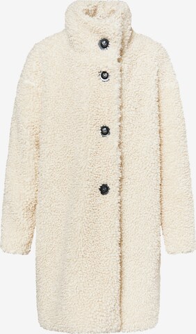 DreiMaster Vintage Between-Seasons Coat in Beige: front