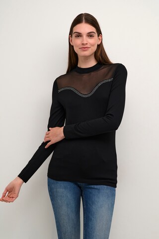 CULTURE Shirts 'Grace Simili Heart' i sort: forside