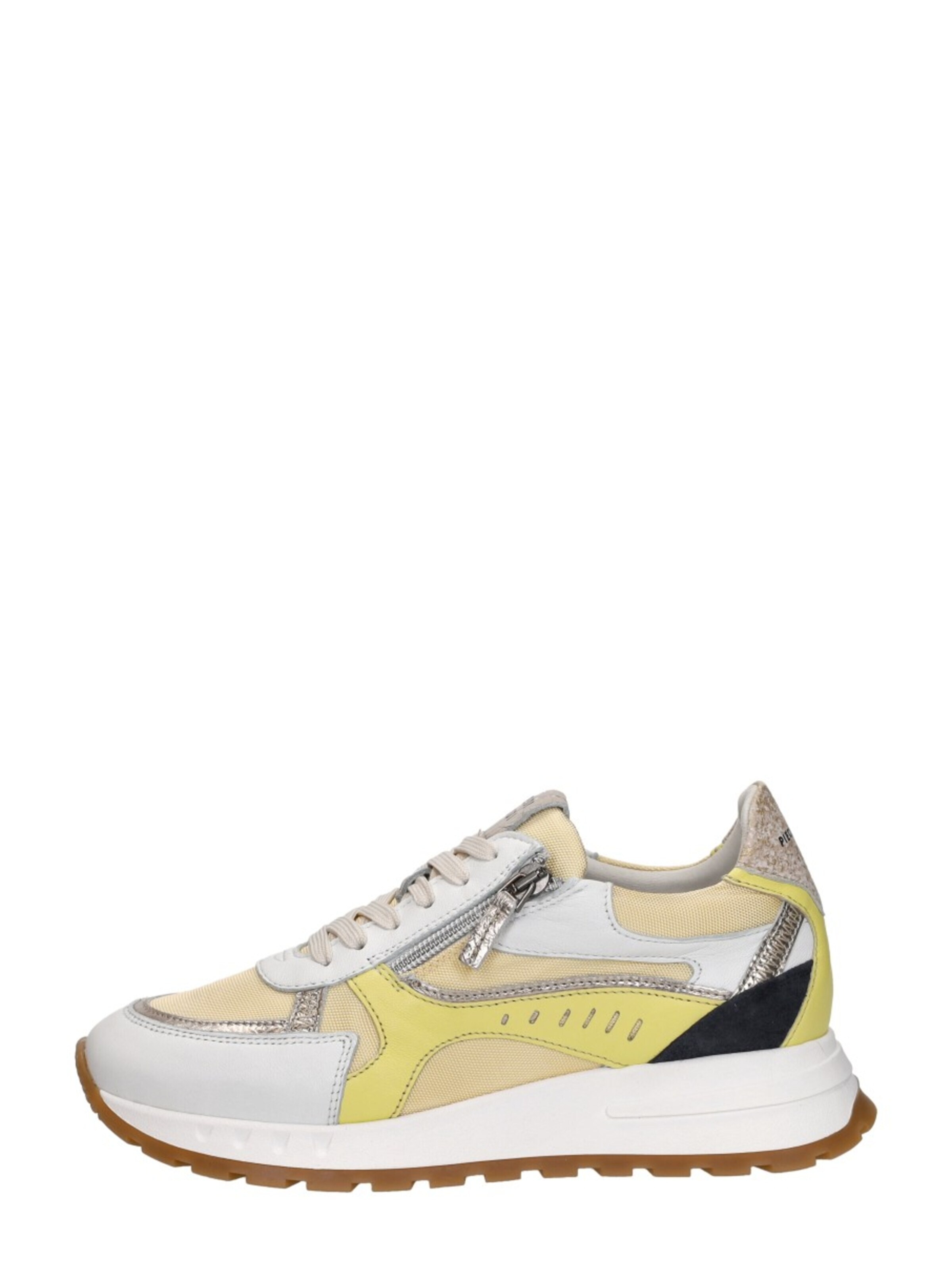 Piedi Nudi Sneakers laag 'Mirren' in Geel: voorkant