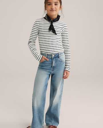 WE Fashion Футболка в Белый