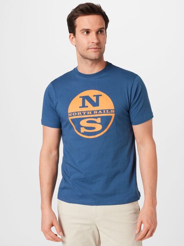 T-Shirt North Sails en bleu : devant