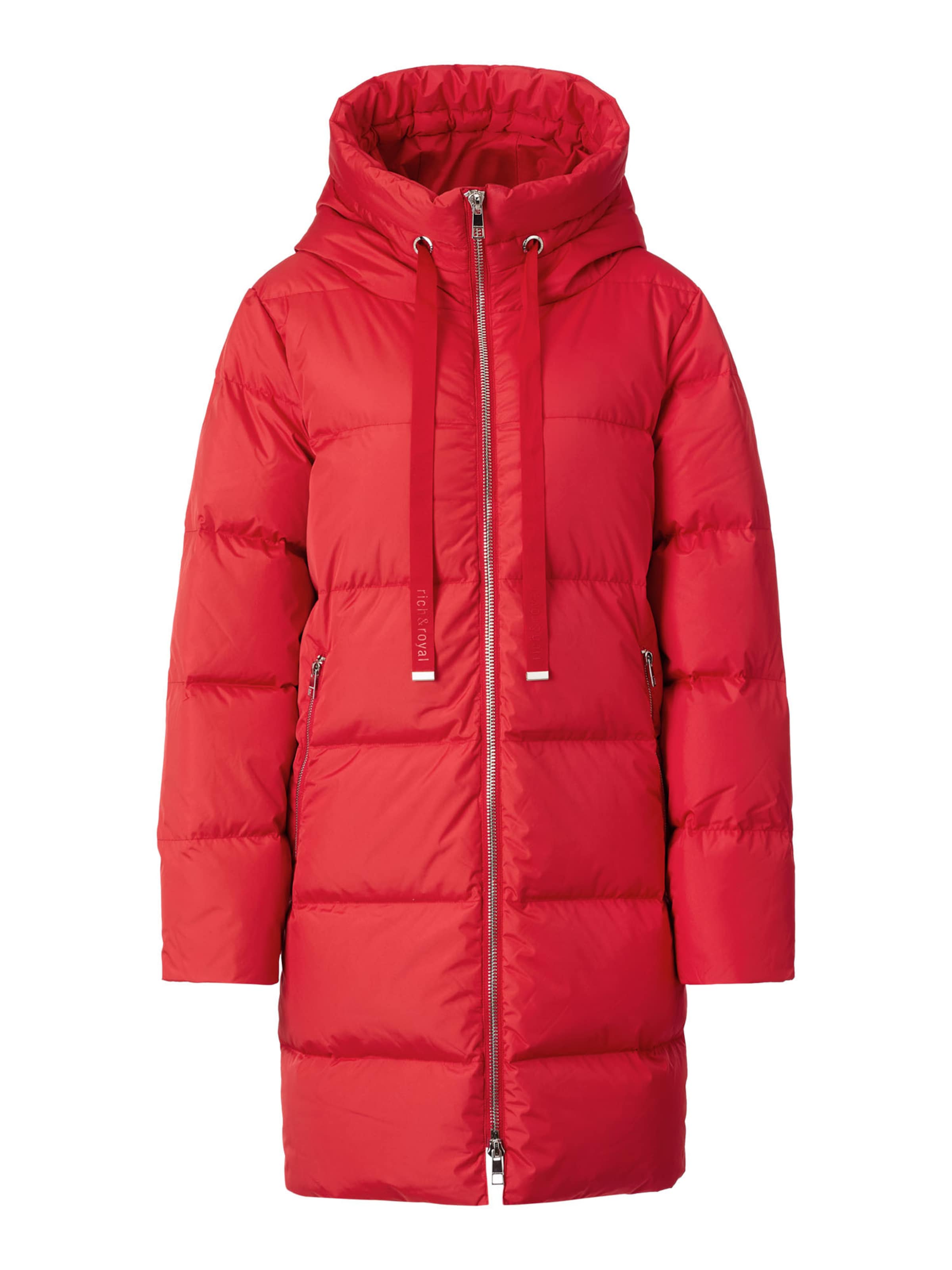 Manteau d’hiver Rich & Royal en rouge : devant