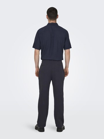 Loosefit Pantalon Only & Sons en bleu