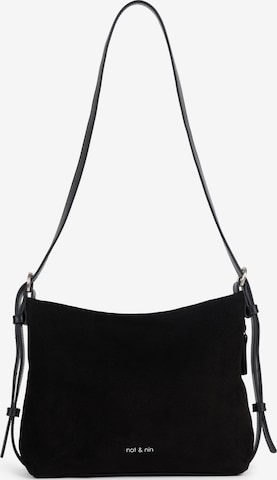 Nat&Nin Crossbody Bag 'Mini Moreen' in Black: front