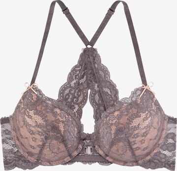 Push-up Soutien-gorge LASCANA en gris : devant