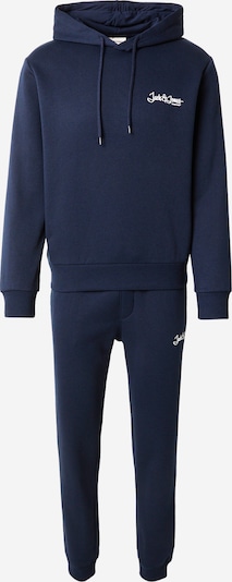 JACK & JONES Jogging komplet 'JJYUKI' u noćno plava / bijela, Pregled proizvoda