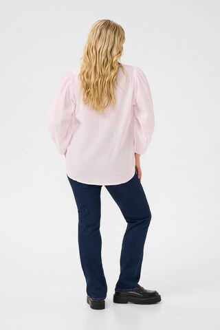 KAFFE CURVE - Blusa 'KCSilla' em rosa
