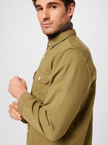 LEVI'S ® - Ajuste confortable Camisa 'Jackson Worker' en verde