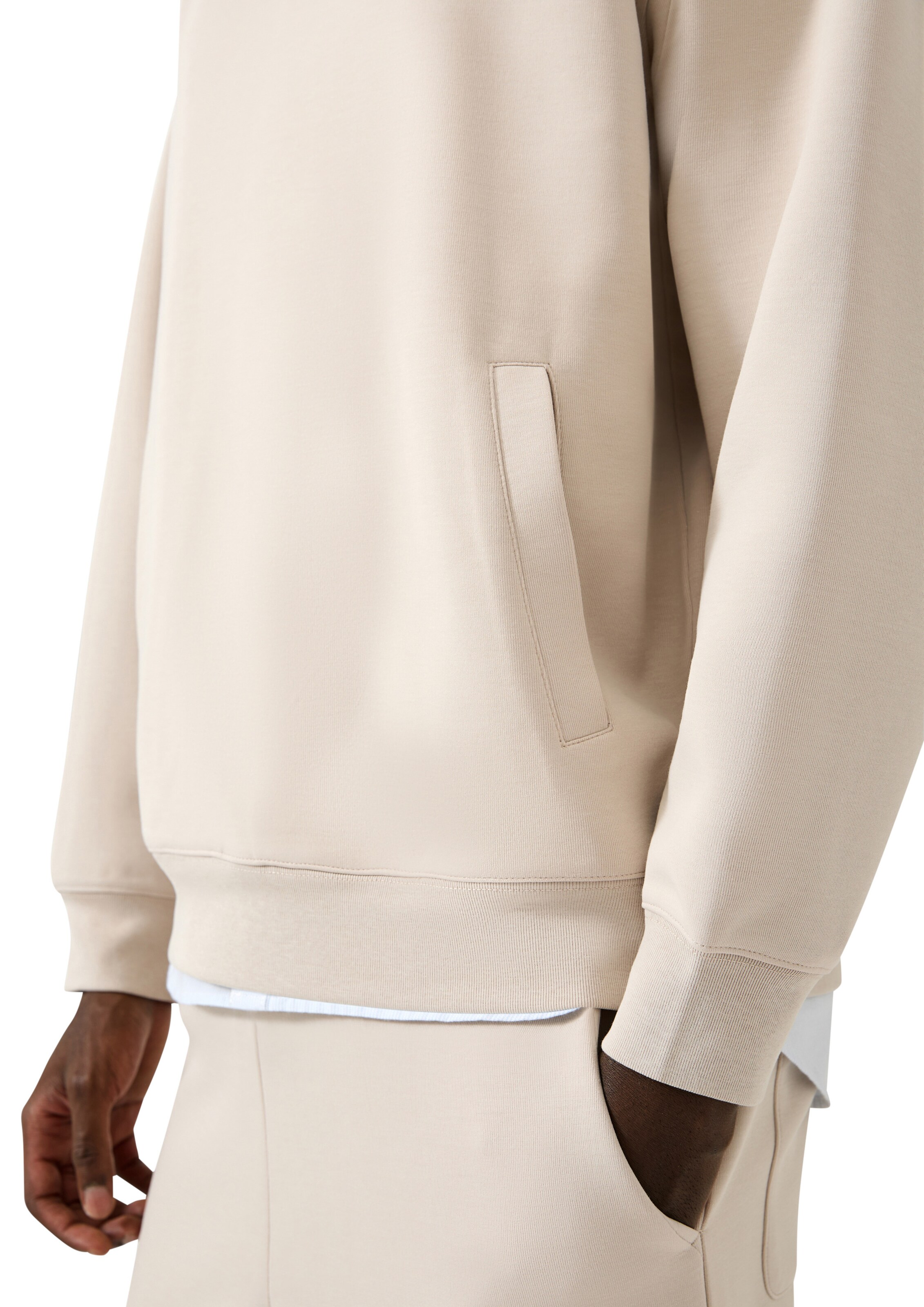 Sweat-shirt QS en gris