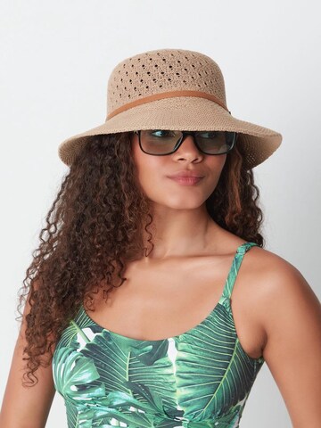 C&City Hoed in Beige: voorkant