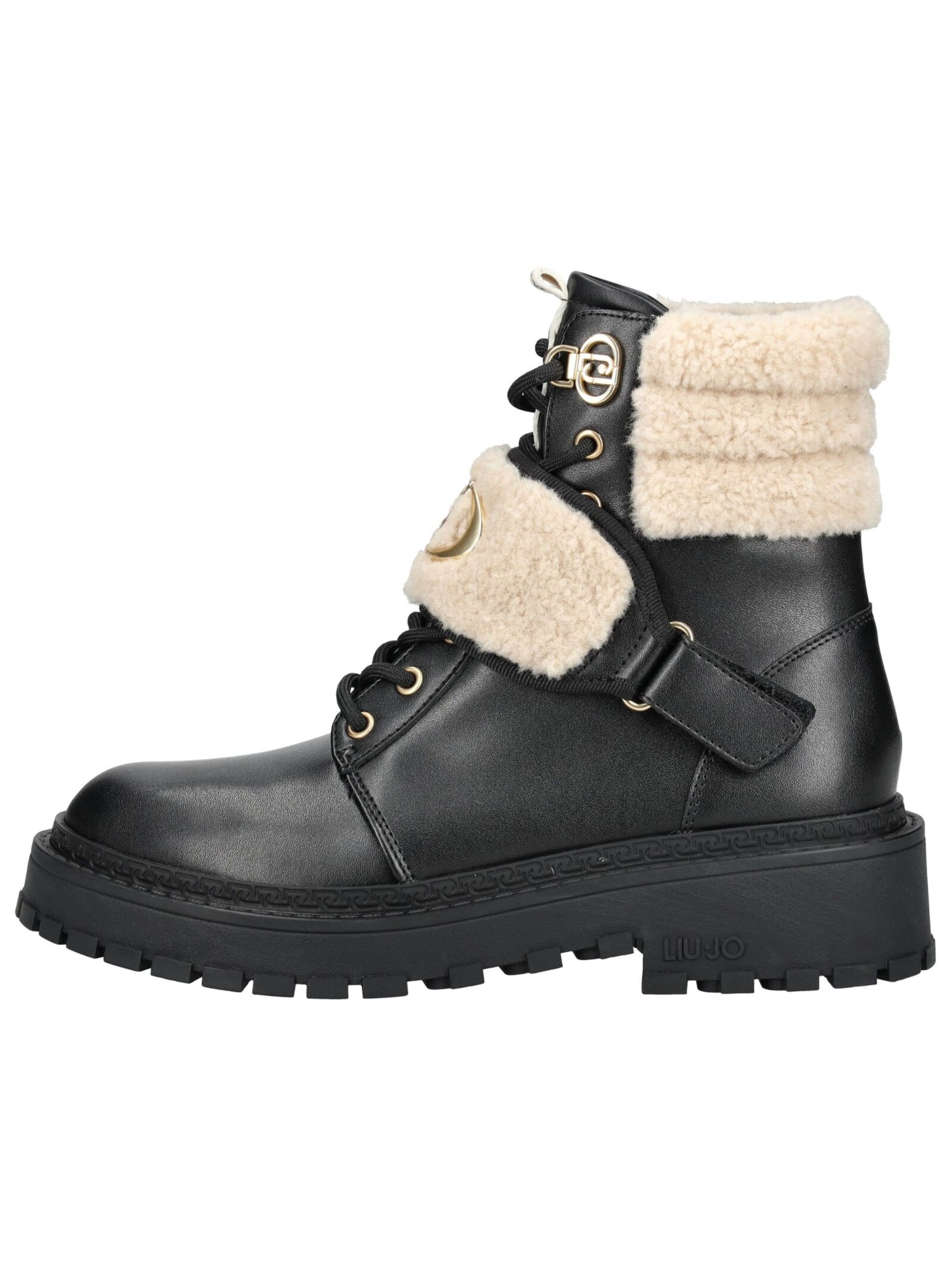 Liu Jo Schnürstiefelette in Schwarz: Vorderseite