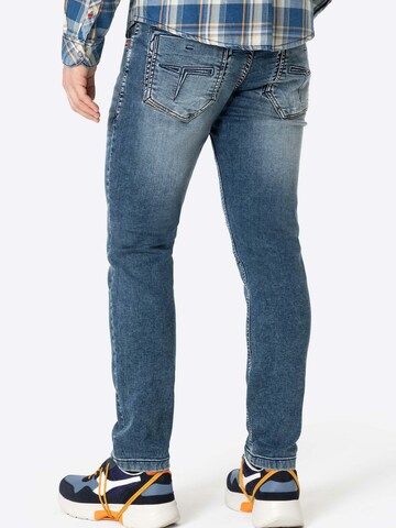 TIMEZONE Slimfit Jeans 'Gerrit' in Blau