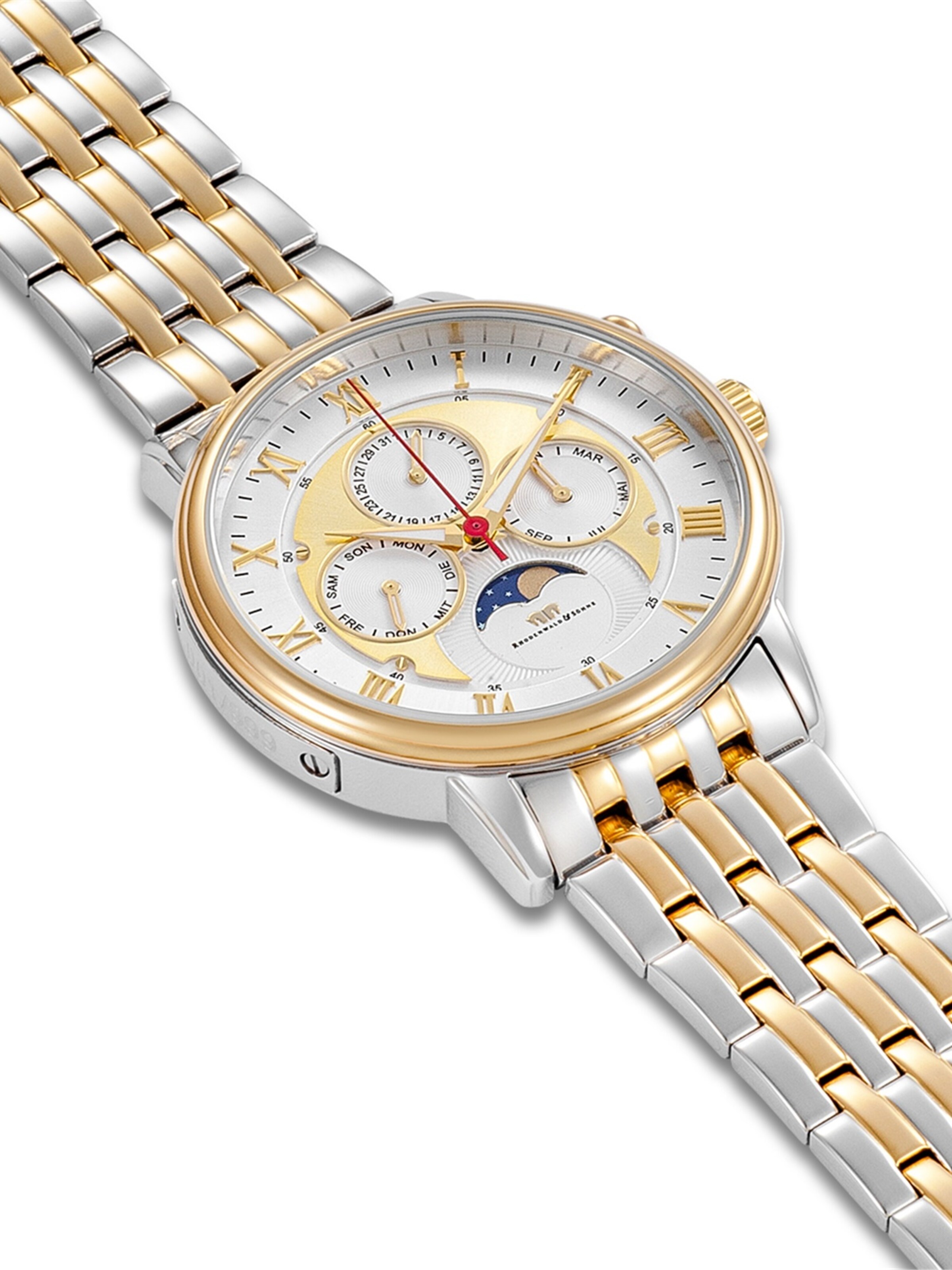 Rhodenwald & Söhne Analoguhr in Gold