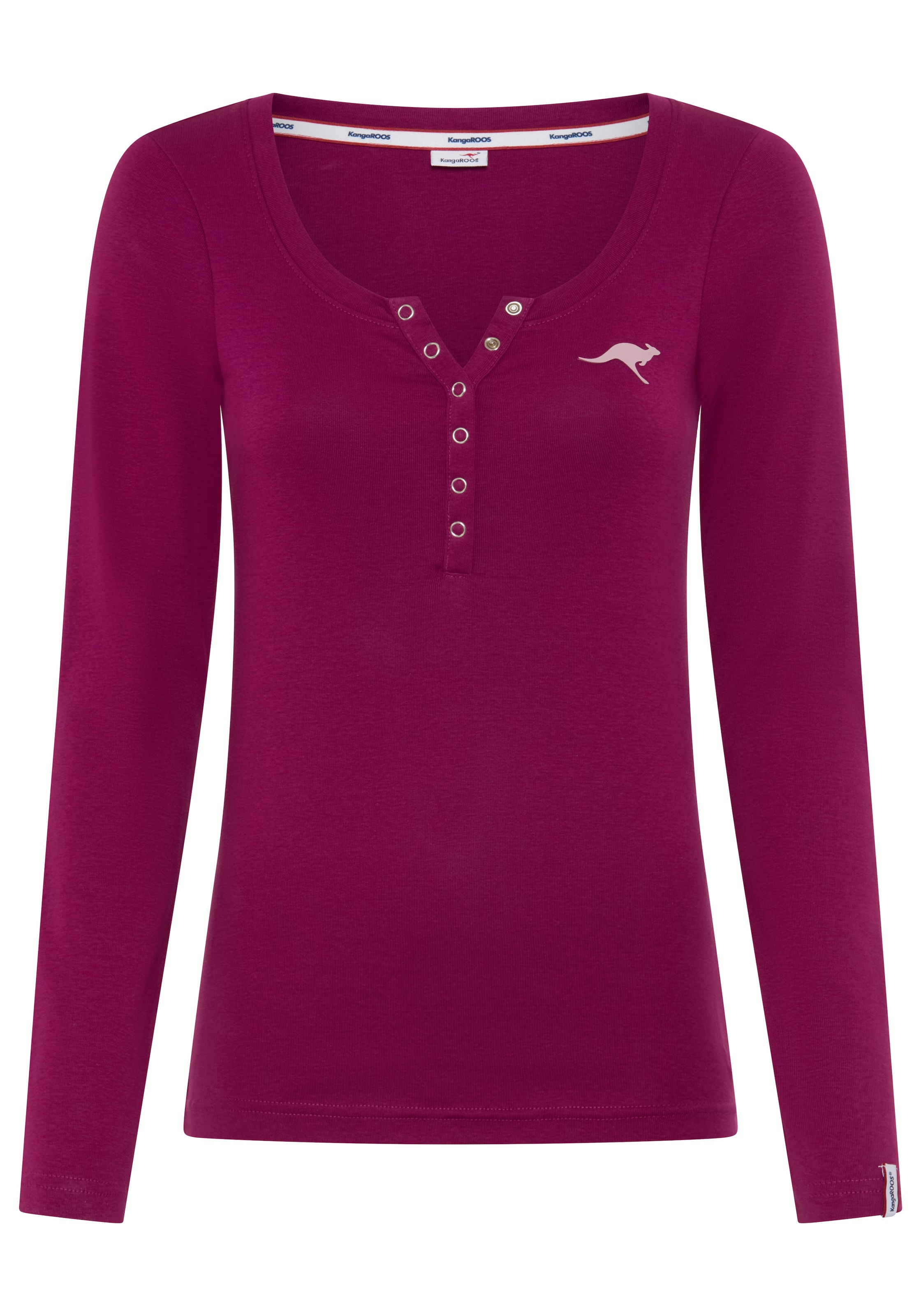 KangaROOS Shirt in Pink: front