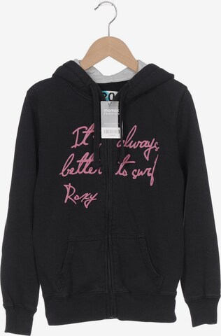 ROXY Sweatshirt & Zip-Up Hoodie in XS in Black: front