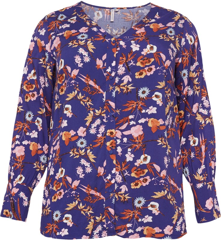 ONLY Carmakoma Bluse 'NOVA' in Dunkelblau ER7486 ONLY Carmakoma Bluse 'NOVA' in Dunkelblau ER7486