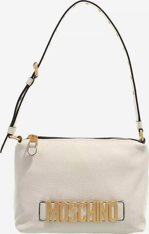 MOSCHINO Shoulder Bag in White: front