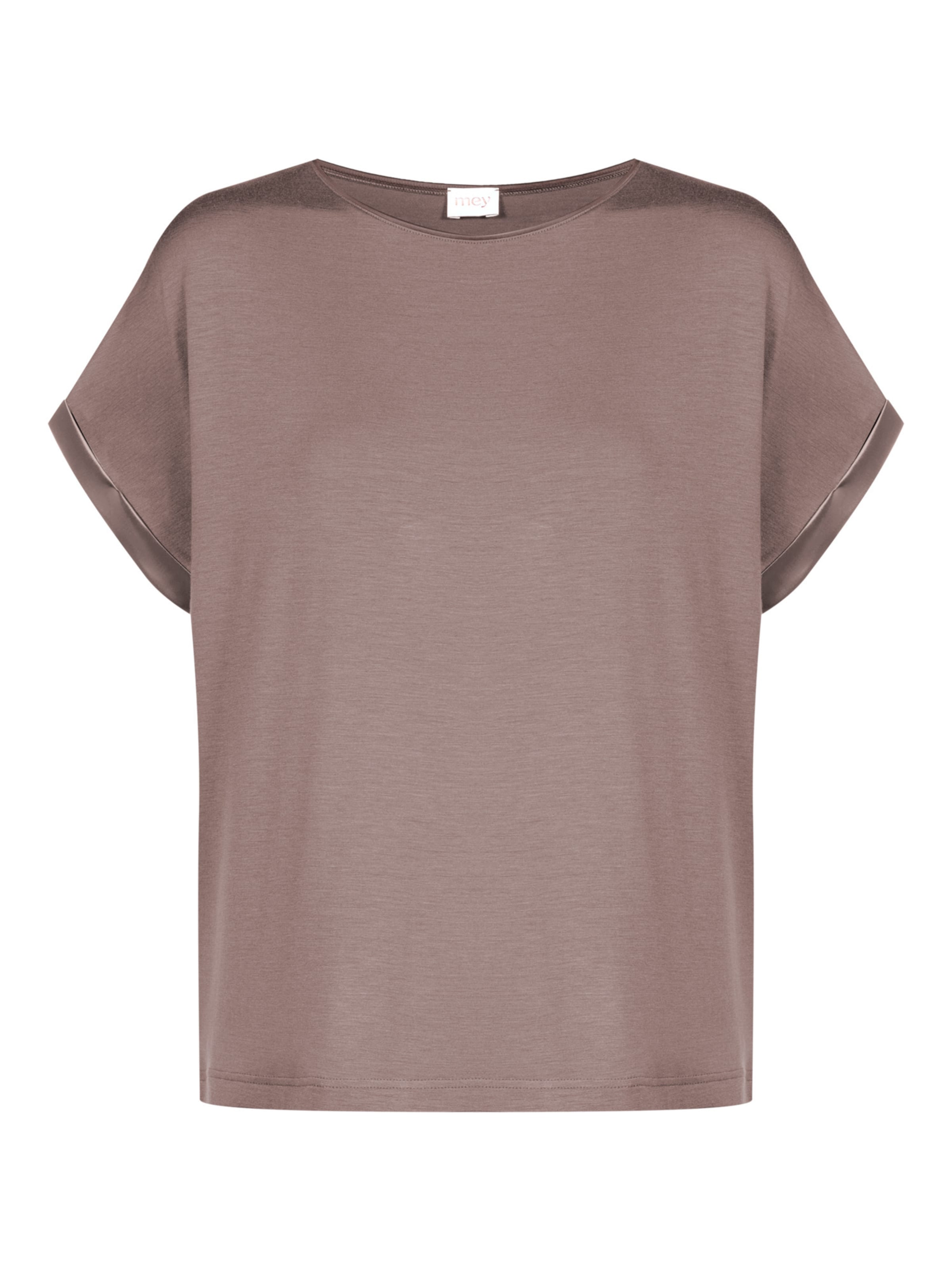 Mey Pajama shirt 'Pure Chic' in Brown: front