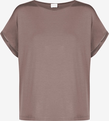 Mey Schlafshirt 'Pure Chic' in Braun: Vorderseite