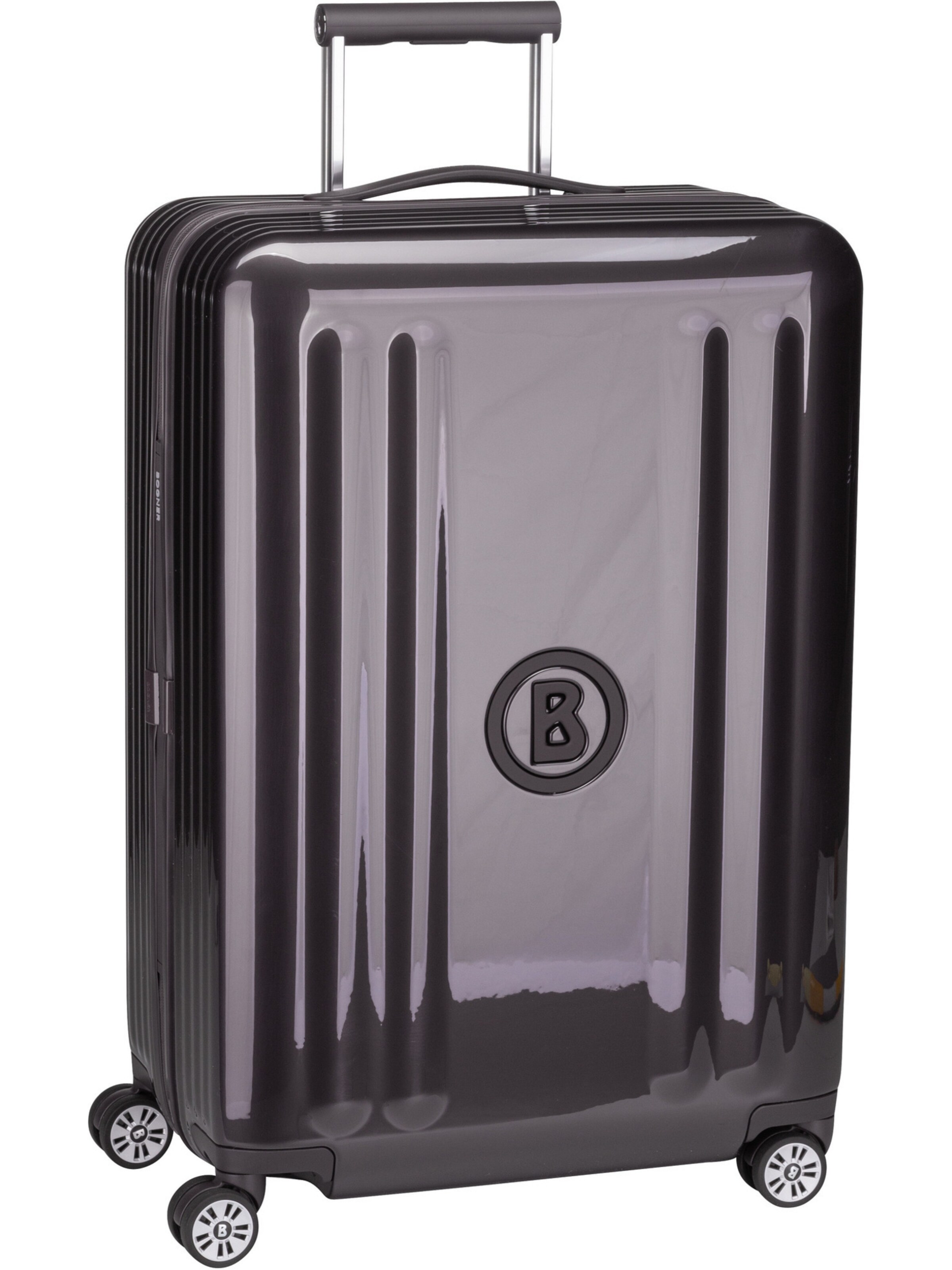 BOGNER Trolley 'Piz' in Grau: Vorderseite