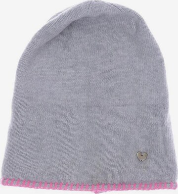Zwillingsherz Hat & Cap in One size in Grey: front