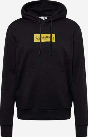 Sweat-shirt Calvin Klein en noir : devant