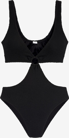 VIVANCE - Soutien Bustier Fato de banho em preto: frente