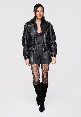 Veste mi-saison 'OW-JAFL-0128' Ombre en noir