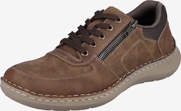 Rieker Athletic Lace-Up Shoes in Brown: front