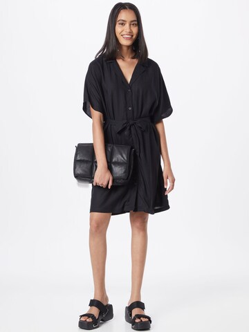 Monki Shirt Dress in Black