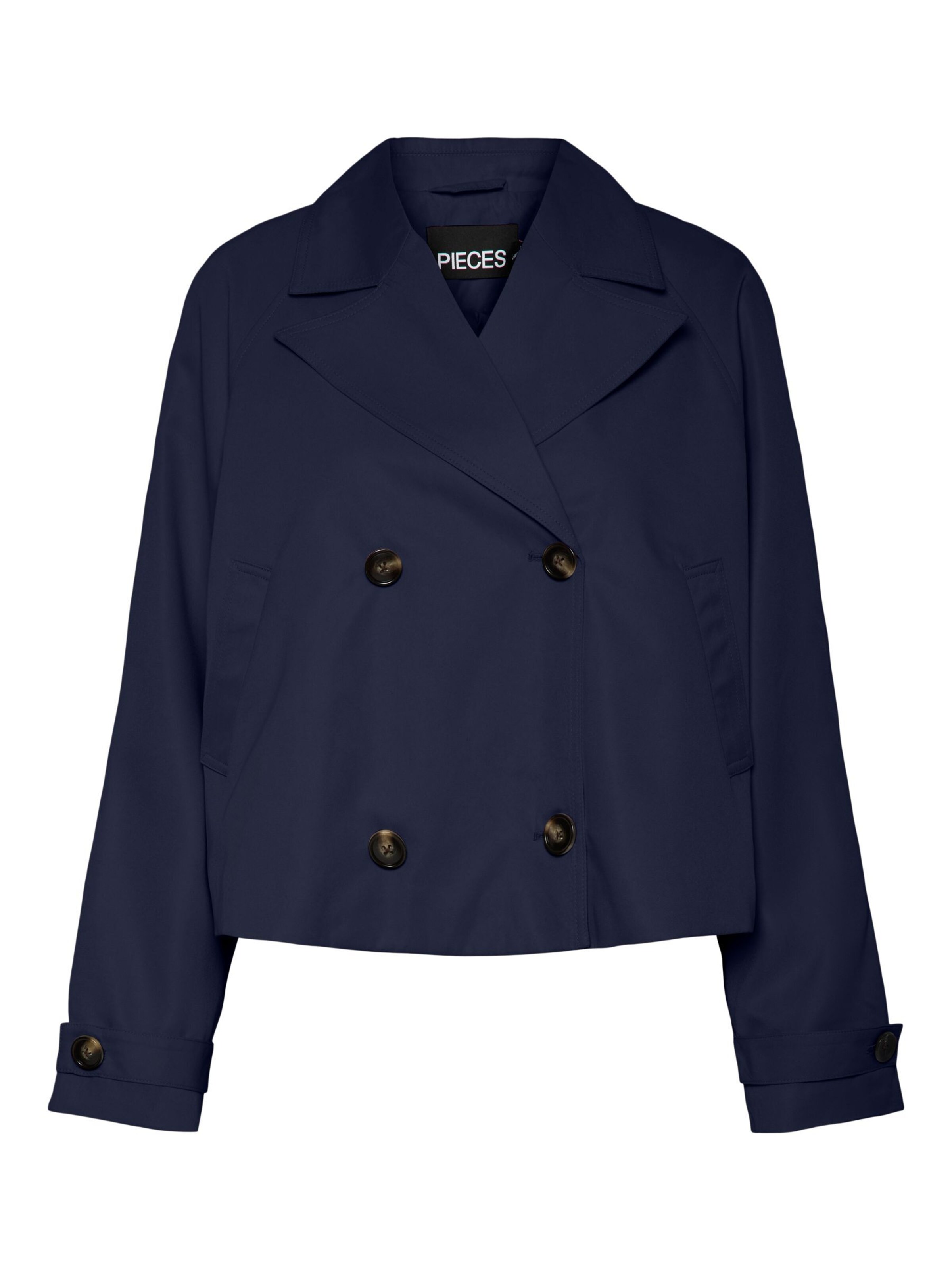 PIECES Tussenmantel 'PCSCARLETT' in Blauw: voorkant